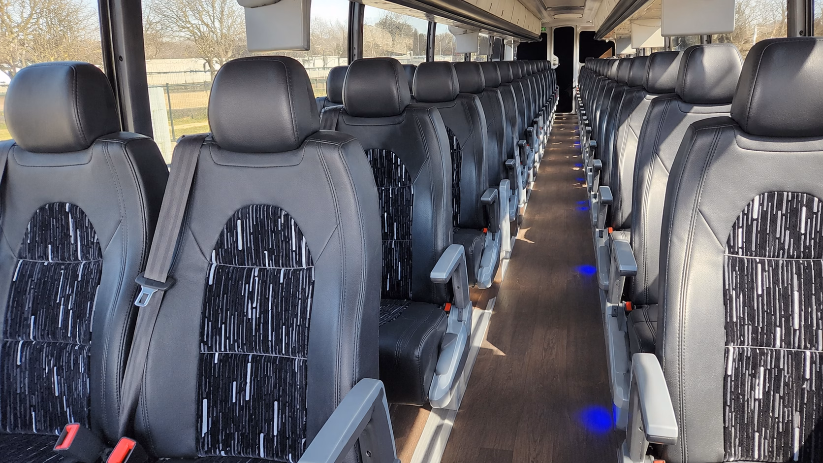 lake charles charter bus services inside
