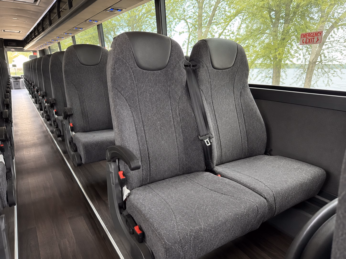 lake charles wedding transportation onboard seating